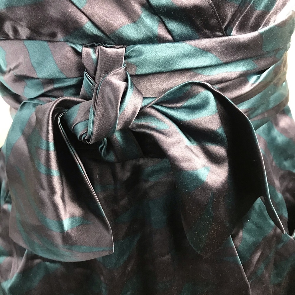 Marc by Marc Jacobs silk dress in purple and teal. - Picture 3 of 3